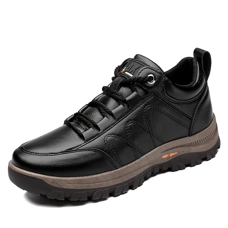 Tênis masculinos sapatos para homem 2025 couro do plutônio de pelúcia quente esportes masculinos.