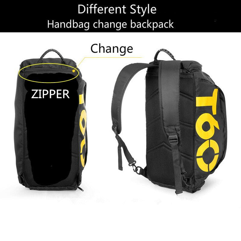 Saco de esportes impermeável para homens e mulheres,  de ginástica portátil Fitness ao ar livre Esportes de ioga ultraleves Mochila de viagem grande