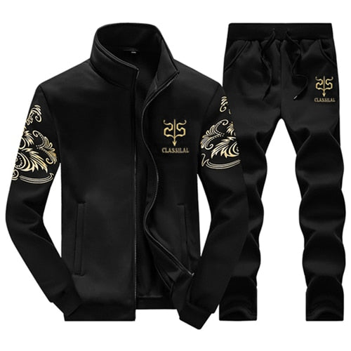 Calça Masculina e Jaqueta Masculina de Lã - Conjunto Completo.