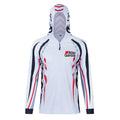 Fishing Hood Roupas De Proteção Solar, Camisa De Pesca, Camisa De Secagem Rápida Respirável, Sportswear Com Capuz