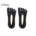3 pares mulheres cinco dedos do pé respirável