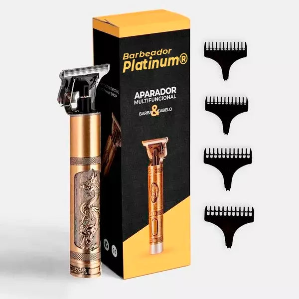Barbeador Platinum Profissional + شحن مجاني + Envio Imediato + Brinde 